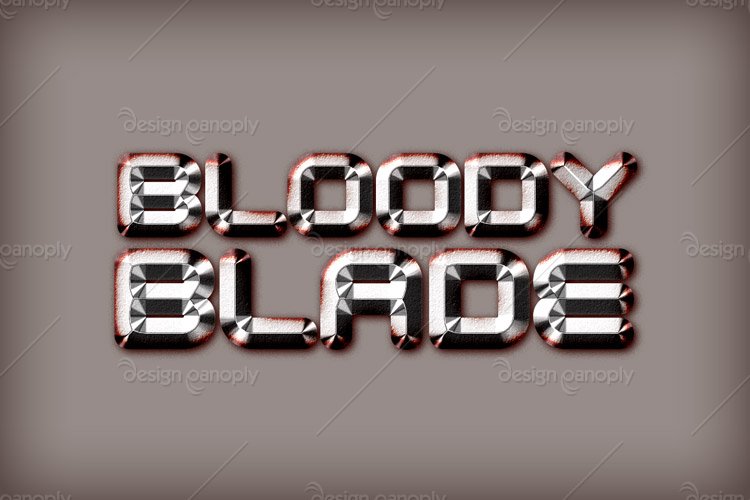 Bloody Blade Photoshop Style