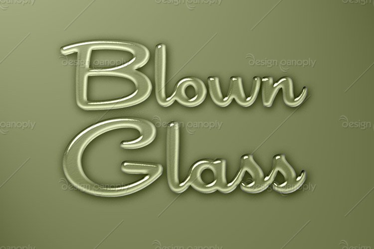 Blown Glass Photoshop Style