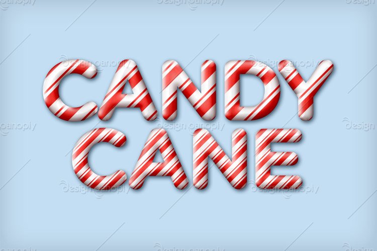 Candy Cane Photoshop Style