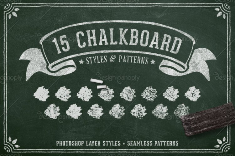 Chalk and Charcoal Photoshop Styles Volume 1
