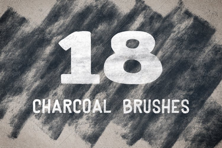 Charcoal Brush Pack Volume 1