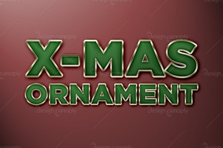 Christmas Ornament Photoshop Style