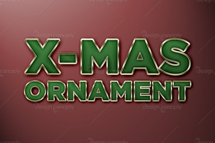 Christmas Ornament Photoshop Style | Design Panoply