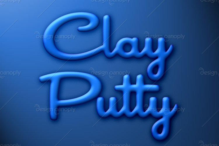Clay Putty Photoshop Style