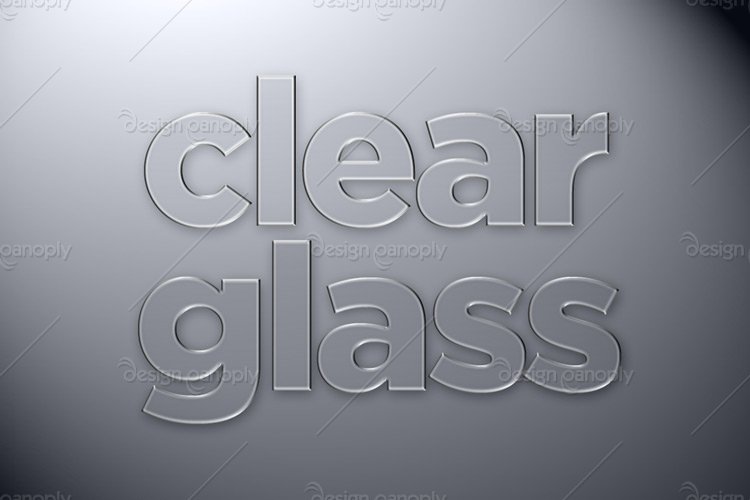 Clear Glass Photoshop Style