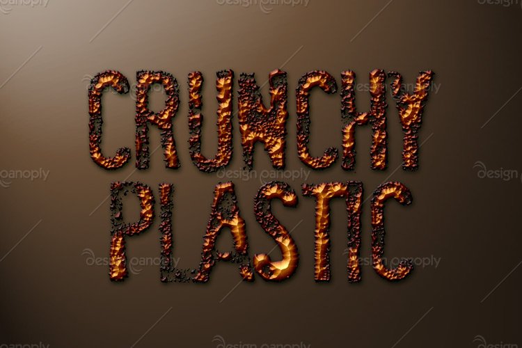 Crunchy Plastic Photoshop Style
