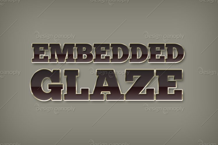 Embedded Glaze Photoshop Style