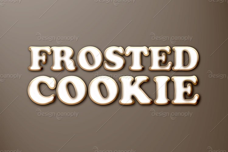Frosted Cookie Photoshop Style