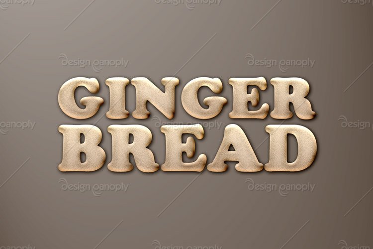 Gingerbread Cookie Photoshop Style