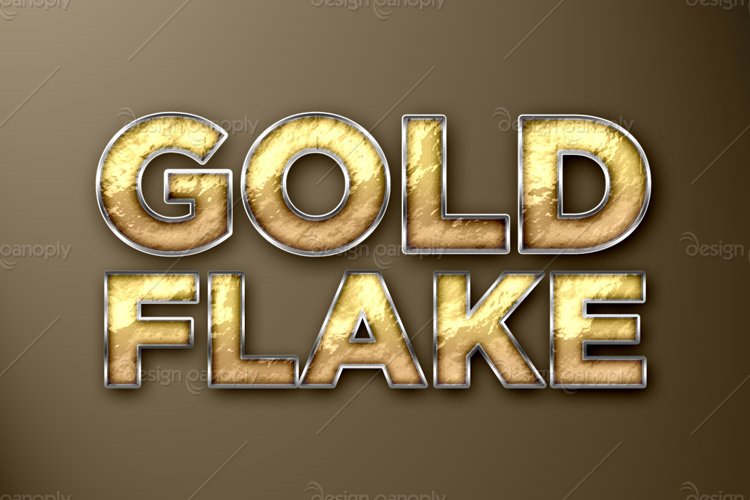 Gold Flake Photoshop Style Design Panoply