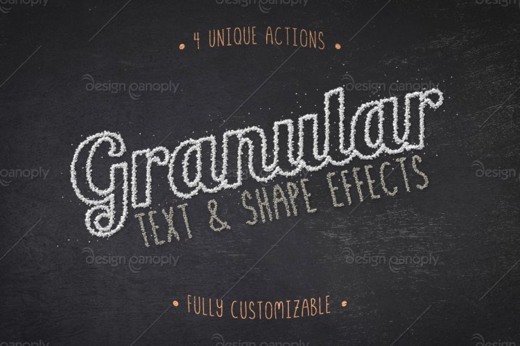 Granular Text and Shape Effects Volume 1