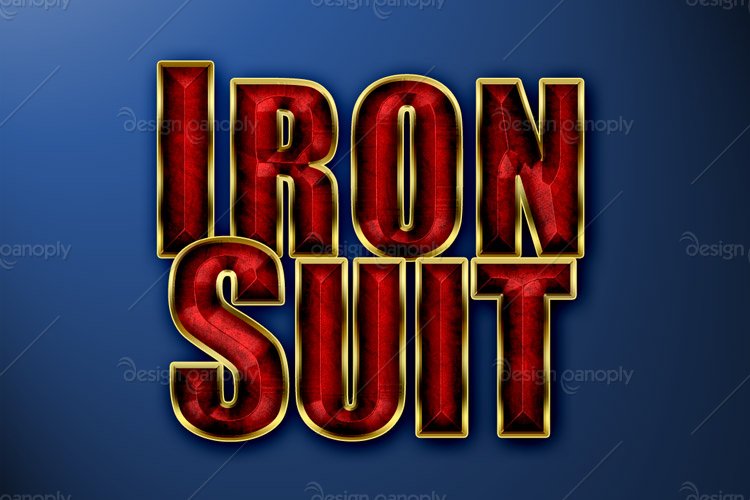 Iron Suit Photoshop Style