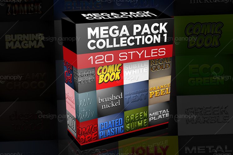 Photoshop Styles Mega Pack Collection 1