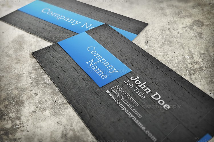 Realistic Business Card Mockup Template 1