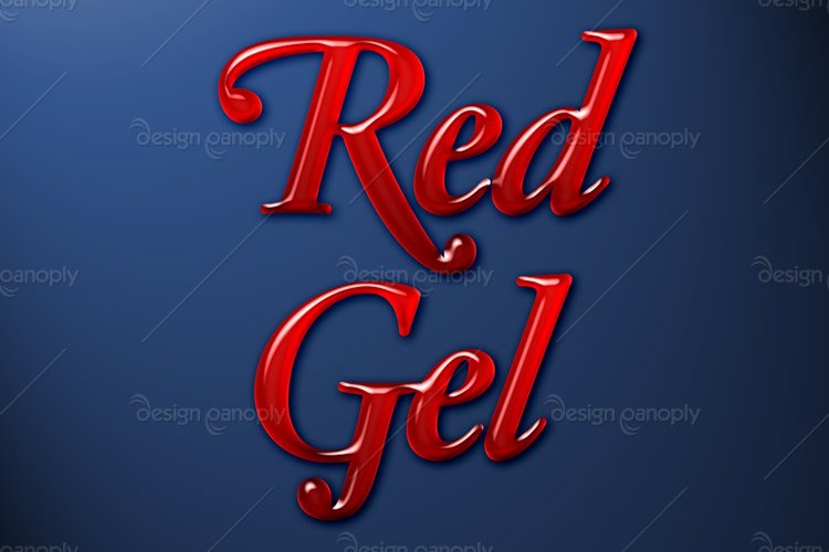 Red Gel Photoshop Style