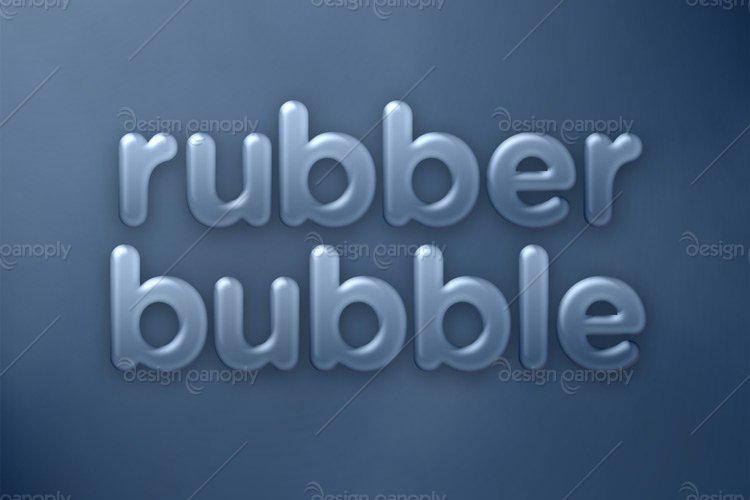 Rubber Bubble Photoshop Style