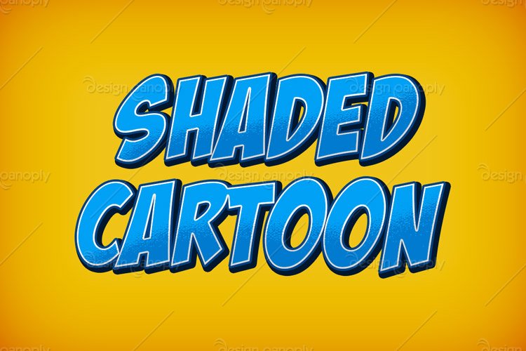 Shaded Cartoon Photoshop Style