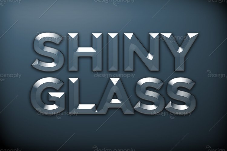 Shiny Glass Photoshop Style