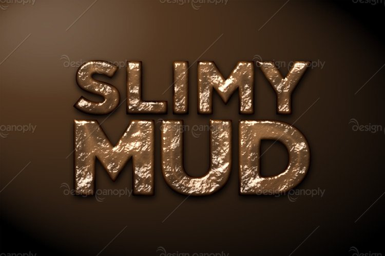 Slimy Mud Photoshop Style