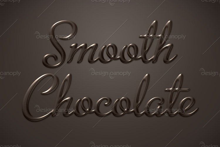 Smooth Chocolate Photoshop Style