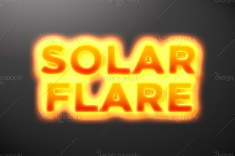 Solar Flare Photoshop Style