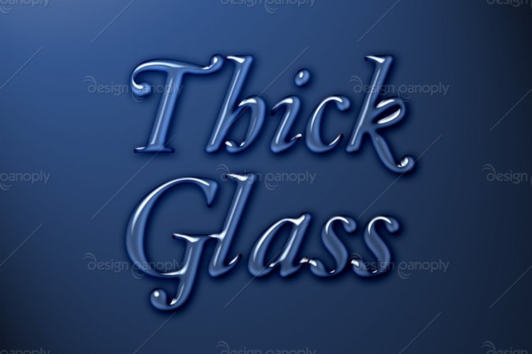 Thick Glass Photoshop Style