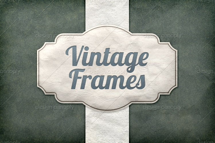 Vintage Frames Vector Pack 1