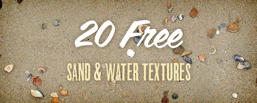 20 Free Sand and Water Textures for the Summer