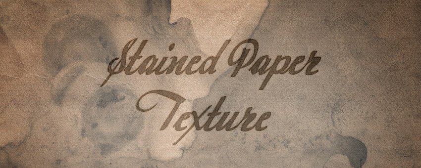 Design Freebie: Stained Paper Texture