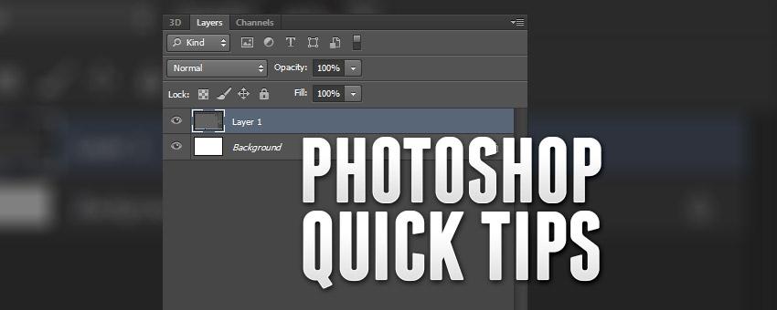 Photoshop CS6 Quick Tip: Set Layer Opacity to 100% Using Your Keyboard