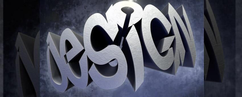 Warped 3D Text Using Photoshop Repousse and Zbrush
